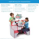 Bucatarie Combo Restaurant star 2 in 1 cu loc de luat masa -  Colt de joaca  Melissa and Doug